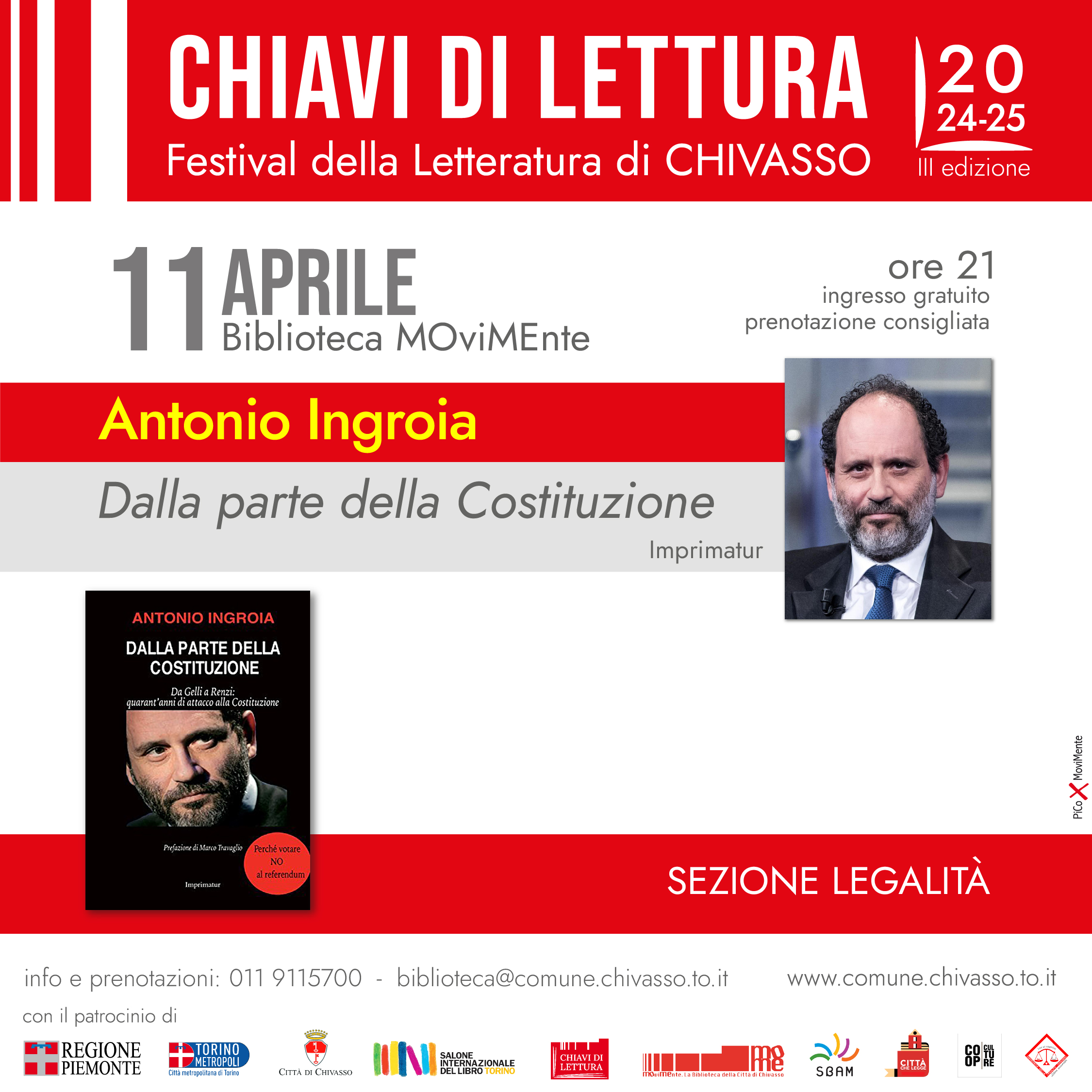 Festival Chiavi di Lettura - Antonio Ingroia