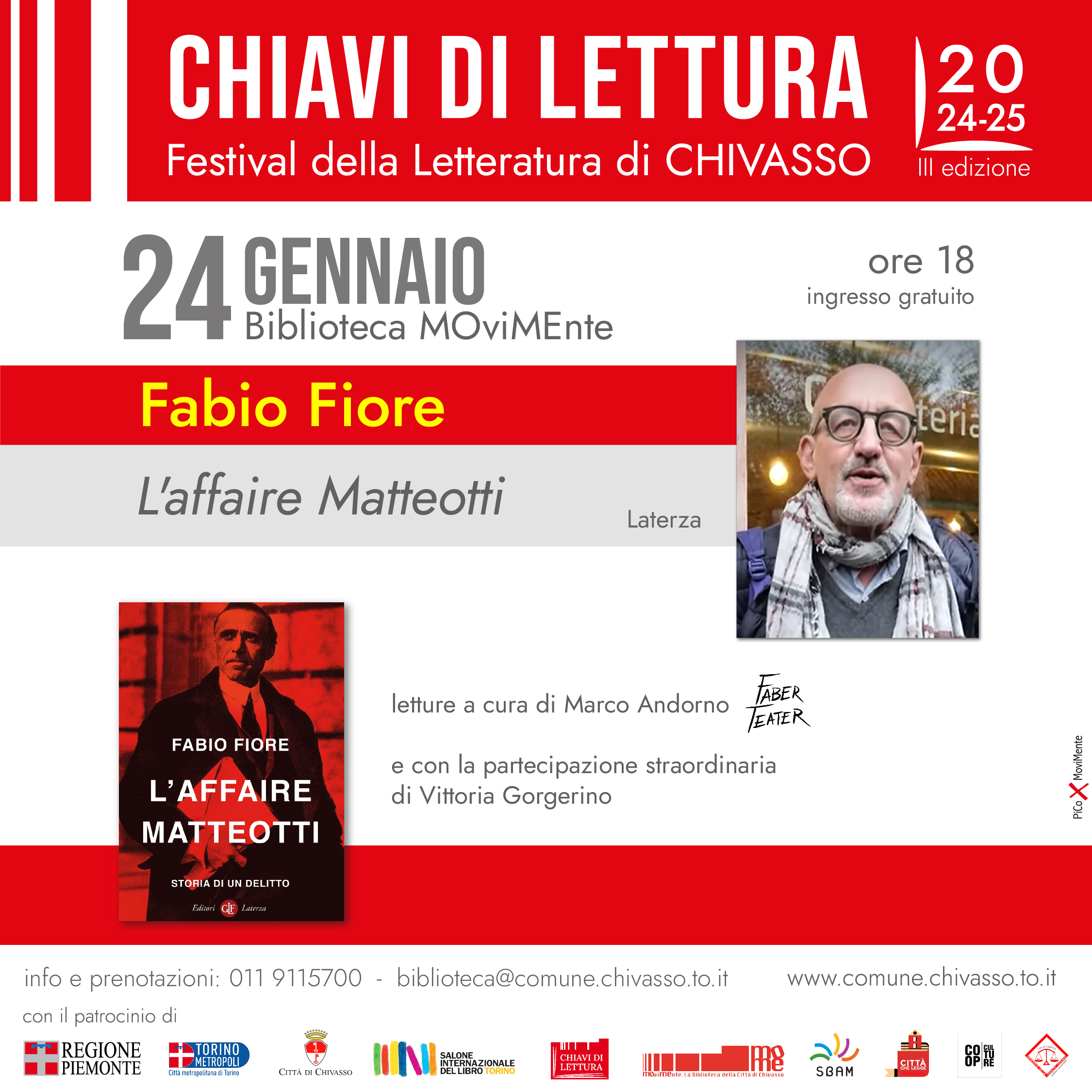 Festival Chiavi di Lettura - Fabio Fiore