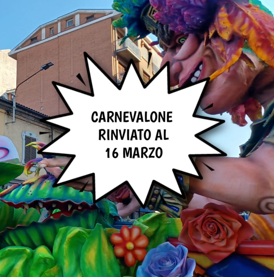 Carnevalone rinviato per maltempo