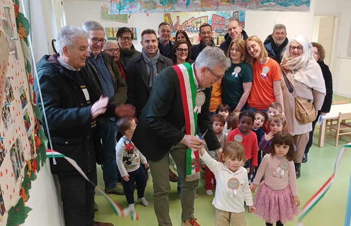 Pnrr, inaugurata la nuova sezione dell’asilo nido "L'Aquilone"