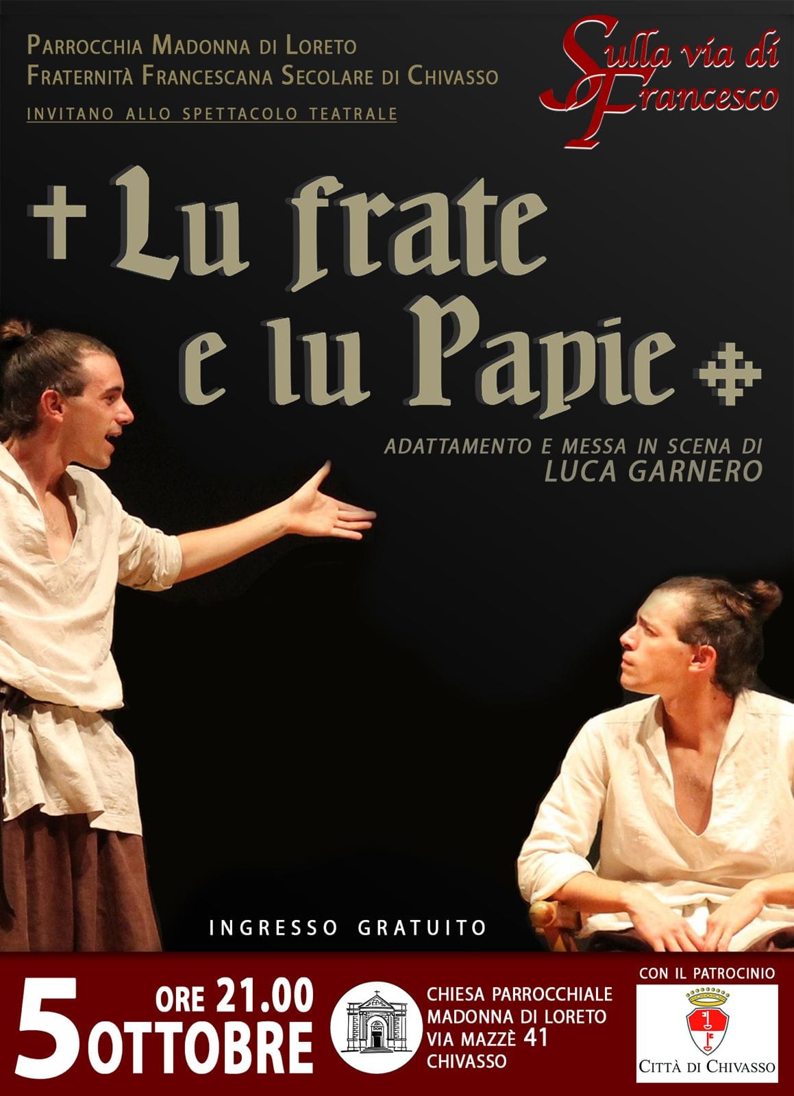 Spettacolo teatrale "Lu frate e lu Papie"