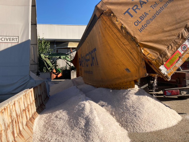 Fornitura di 150 tonnellate di sale marino per il disgelo stradale