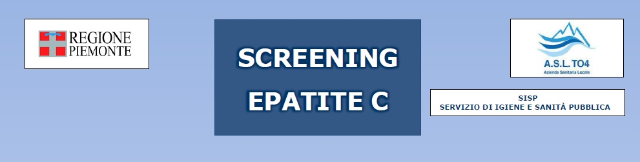 Screening Epatite C_ logo ASL TO4 e Regione Piemonte